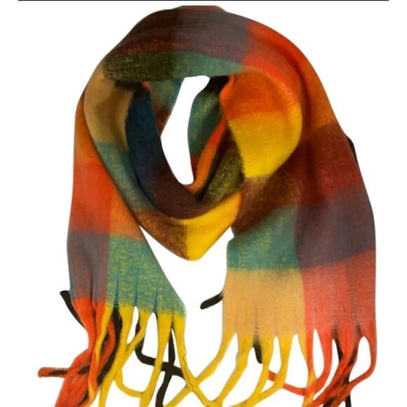 NWT HatAttack Bright Multi Lofty Scarf - Picture 1 of 5